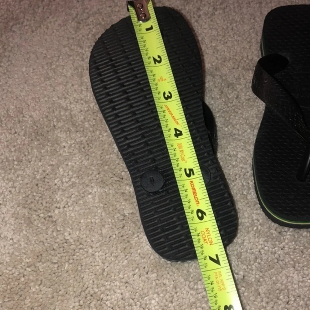 Havaianas Kids 25-26 Black‎ Flip Flops